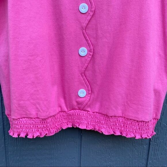BLAIR Pink Short Sleeve NWOT Vintage Top M - Picture 7 of 11